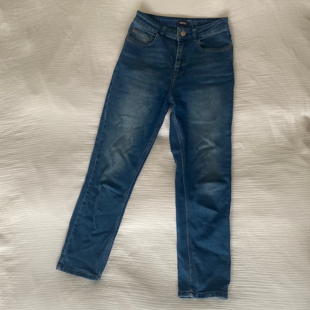 High Waisted BDG Blue Jeans